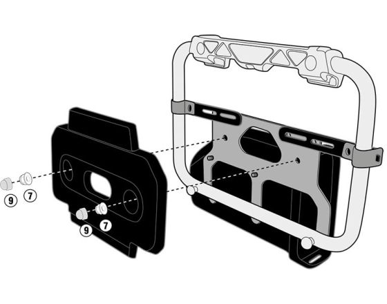 GIVI TL3112KIT για τοποθέτηση εργαλειοθήκης S250 σε PL3112 & CAM (DL 650 V-Strom '17-'24) GIVI TL3112KIT για τοποθέτηση εργαλειοθήκης S250 σε PL3112 & CAM (DL 650 V-Strom '17-'24)