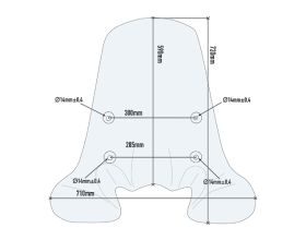 ΖΕΛΑΤΙΝΑ SCOOTER GIVI - 1117A Honda SH 125i/150i '12-'16 -  ΖΕΛΑΤΙΝΑ SCOOTER GIVI - 1117A Honda SH 125i/150i '12-'16 -