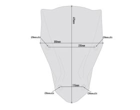 ΖΕΛΑΤΙΝΑ ΜΗΧΑΝΗΣ GIVI - D1144S φιμέ Honda CRF1000L Africa Twin '16-'18 -  ΖΕΛΑΤΙΝΑ ΜΗΧΑΝΗΣ GIVI - D1144S φιμέ Honda CRF1000L Africa Twin '16-'18 -