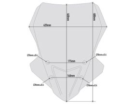 ΖΕΛΑΤΙΝΑ ΜΗΧΑΝΗΣ GIVI - D2122S φιμέ Yamaha MT-09 Tracer '15-'17 -  ΖΕΛΑΤΙΝΑ ΜΗΧΑΝΗΣ GIVI - D2122S φιμέ Yamaha MT-09 Tracer '15-'17 -