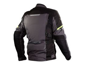 ΜΠΟΥΦΑΝ ΜΗΧΑΝΗΣ NORDCODE - Senegal jacket dark grey/fluo - 