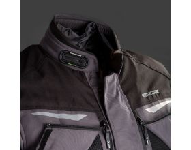 ΜΠΟΥΦΑΝ ΜΗΧΑΝΗΣ NORDCODE - Senegal jacket dark grey/fluo - 
