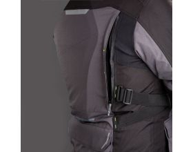 ΜΠΟΥΦΑΝ ΜΗΧΑΝΗΣ NORDCODE - Senegal jacket dark grey/fluo - 