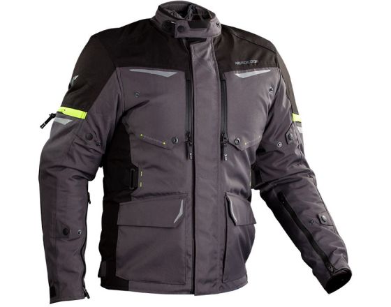 ΜΠΟΥΦΑΝ ΜΗΧΑΝΗΣ NORDCODE - Senegal jacket dark grey/fluo