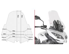 ΖΕΛΑΤΙΝΑ ΜΗΧΑΝΗΣ GIVI - D4122ST Kawasaki Versys 650 '17-'19 -  ΖΕΛΑΤΙΝΑ ΜΗΧΑΝΗΣ GIVI - D4122ST Kawasaki Versys 650 '17-'19 -