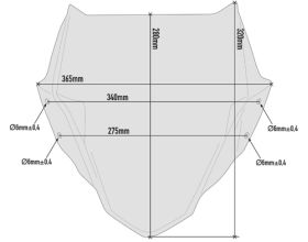 ΖΕΛΑΤΙΝΑ ΜΗΧΑΝΗΣ GIVI - A2140 φιμέ Yamaha MT-07 '18-'20 - 