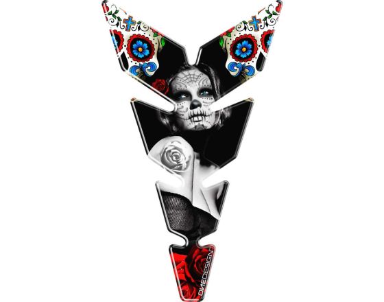 Αυτοκόλλητο ρεζερβουάρ Puig 1D Moon silver | 9139P