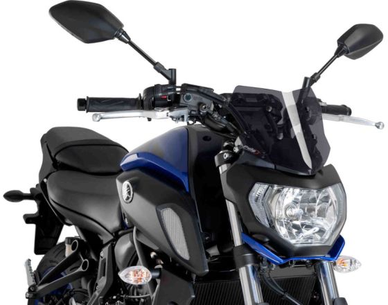 ΖΕΛΑΤΙΝΑ ΜΗΧΑΝΗΣ PUIG - 9666F σκούρο φιμέ new generation sport Yamaha MT-07 '18-'20