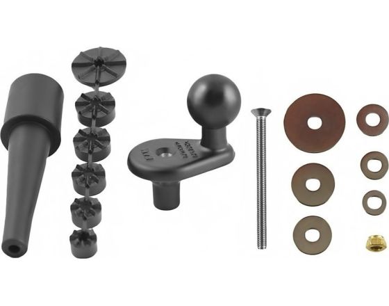 ΑΝΤΑΠΤΟΡΑΣ RAM MOUNT® - κάτω βάση στήριξης σε τιμονόπλακα ΑΝΤΑΠΤΟΡΑΣ RAM MOUNT® - κάτω βάση στήριξης σε τιμονόπλακα