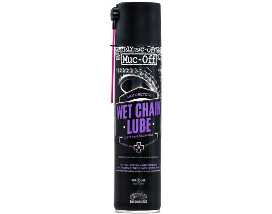 Muc Off λιπαντικό σπρέι αλυσίδας Wet Chain lube 400ml
