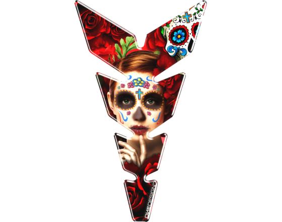 Αυτοκόλλητο ρεζερβουάρ Puig 1D Moon orange | 9139T