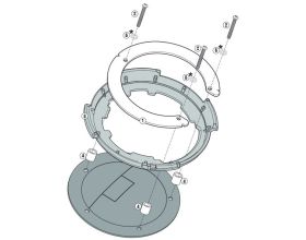 TANKLOCK KIT GIVI - BF05 -  TANKLOCK KIT GIVI - BF05 -
