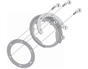 TANKLOCK KIT GIVI - BF11 -  TANKLOCK KIT GIVI - BF11 -