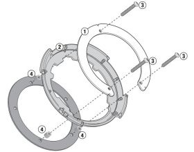 TANKLOCK KIT GIVI - BF23 -  TANKLOCK KIT GIVI - BF23 -