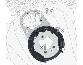 TANKLOCK KIT GIVI - BF44 - 