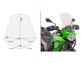 ΖΕΛΑΤΙΝΑ ΜΗΧΑΝΗΣ GIVI - D4121ST Kawasaki Versys-X 300 '17-'23 -  ΖΕΛΑΤΙΝΑ ΜΗΧΑΝΗΣ GIVI - D4121ST Kawasaki Versys-X 300 '17-'23 -