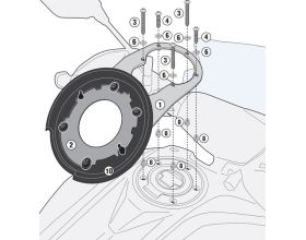TANKLOCK KIT GIVI - BF36 -  TANKLOCK KIT GIVI - BF36 -