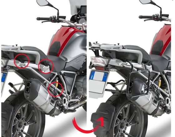 ΠΛΑΪΝΕΣ ΒΑΣΕΙΣ ΒΑΛΙΤΣΑΣ GIVI - PLR5108 ταχείας αποδέσμευσης BMW R 1200 GS | GS Adventure ΠΛΑΪΝΕΣ ΒΑΣΕΙΣ ΒΑΛΙΤΣΑΣ GIVI - PLR5108 ταχείας αποδέσμευσης BMW R 1200 GS | GS Adventure