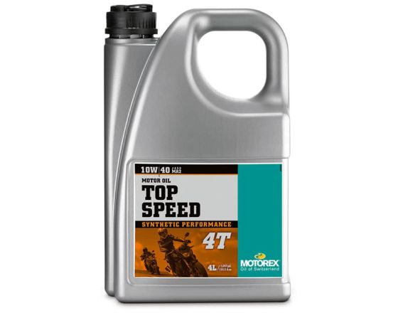 Λάδι 4T Top Speed MC 10W/40 Motorex συνθετικό 4 Lt 