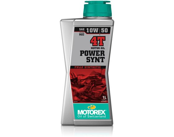 Λάδι 4T Power Synthetic 10W/50 Motorex 100% συνθετικό 1 Lt 