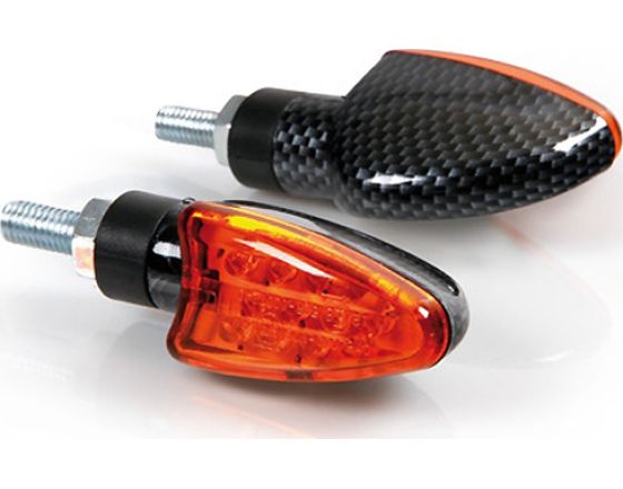 ΦΛΑΣ ΜΗΧΑΝΗΣ LAMPA - Arrow LED 12v-21w carbon look | 90124