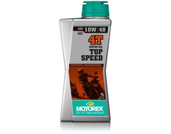 Λάδι 4T Top Speed 10W/40 Motorex συνθετικό 1 Lt  Λάδι 4T Top Speed 10W/40 Motorex συνθετικό 1 Lt