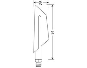 ΦΛΑΣ ΜΗΧΑΝΗΣ LAMPA - Ciclon LED 12v SMD black | 90473 - 
