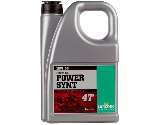 Λάδι 4T Power Synthetic 10W/50 Motorex 100% συνθετικό 4 Lt