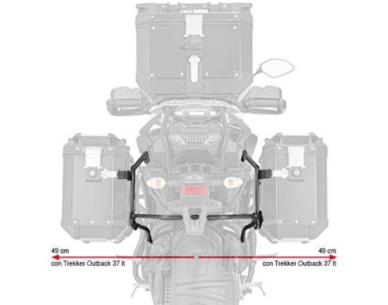 ΠΛΑΪΝΕΣ ΒΑΣΕΙΣ ΒΑΛΙΤΣΑΣ GIVI - PL2139CAM Yamaha Tracer 900 / GT '18-'20