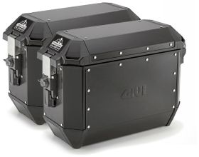 ΠΛΑΪΝΕΣ ΒΑΛΙΤΣΕΣ GIVI - Alaska Trekker aluminium ALA36BPACK2 black σετ Monokey® ΠΛΑΪΝΕΣ ΒΑΛΙΤΣΕΣ GIVI - Alaska Trekker aluminium ALA36BPACK2 black σετ Monokey®