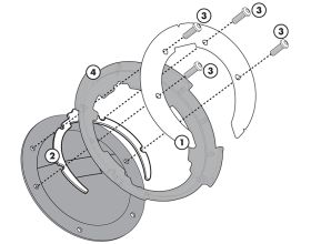 TANKLOCK KIT GIVI - BF14 TANKLOCK KIT GIVI - BF14