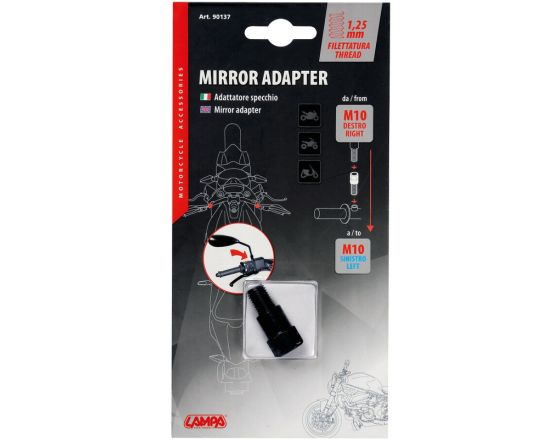 ΑΝΤΑΠΤΟΡΑΣ ΚΑΘΡΕΠΤΗ LAMPA - από αριστερόστροφο σε δεξιόστροφο σπείρωμα Ø10mm