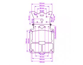 Αναδιπλούμενη βάση πινακίδας Lampa X-Treme - 