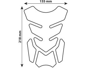 Αυτοκόλλητο ρεζερβουάρ Lampa Pro-Tank X2 Carbon - 