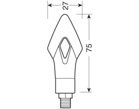 ΦΛΑΣ ΜΗΧΑΝΗΣ LAMPA - Lum LED 12v-21w black | 90470 - 