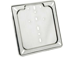 Lampa βάση στήριξης πινακίδας inox silver | 90147