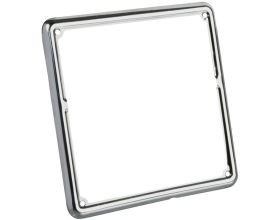 Lampa τετράγωνο μεταλλικό πλαίσιο πινακίδας silver | 90149