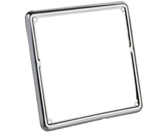 Lampa τετράγωνο μεταλλικό πλαίσιο πινακίδας silver | 90149