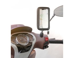 ΒΑΣΗ ΚΙΝΗΤΟΥ LAMPA - Smart Scooter Case Universal Βάση καθρέπτη + Θήκη | 91571 - 