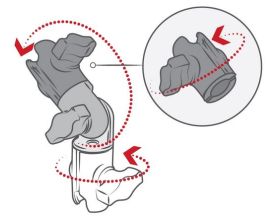 ΑΝΤΑΠΤΟΡΑΣ RAM MOUNT® - περιστροφικός ενδιάμεσος βραχίονας σύνδεσης 16cm -  ΑΝΤΑΠΤΟΡΑΣ RAM MOUNT® - περιστροφικός ενδιάμεσος βραχίονας σύνδεσης 16cm -