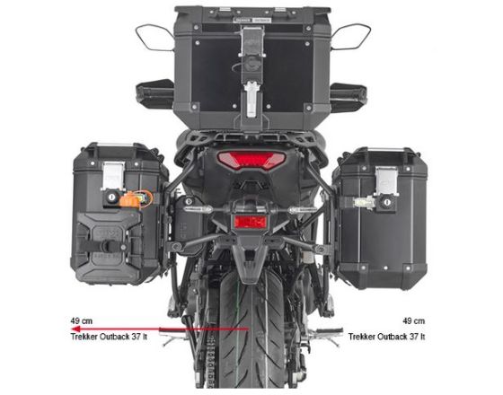 ΠΛΑΪΝΕΣ ΒΑΣΕΙΣ ΒΑΛΙΤΣΑΣ GIVI - PLO2159CAM Yamaha Tracer 9 / 9 GT '21-'24