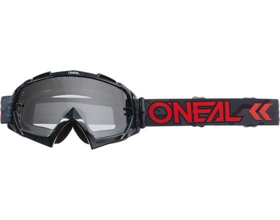 OFF ROAD ΜΑΣΚΑ ONEAL - B-10 Camo black/red/clear visor