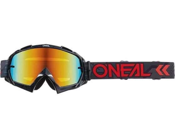 OFF ROAD ΜΑΣΚΑ ONEAL - B-10 V.22 Camo black/red/iridium visor