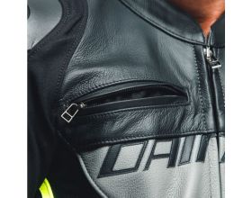ΜΠΟΥΦΑΝ ΜΗΧΑΝΗΣ DAINESE - Racing 4 Leather charcoal-gray/black - 
