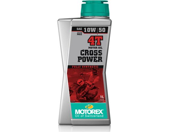Λάδι Motorex 4T Cross Power 10W/50 100% συνθετικό 1 Lt 