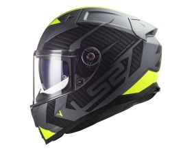 ΚΡΑΝΟΣ ΜΗΧΑΝΗΣ LS2 - Vector II FF811 Splitter mat titanium/yellow - 