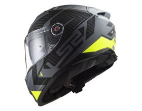 ΚΡΑΝΟΣ ΜΗΧΑΝΗΣ LS2 - Vector II FF811 Splitter mat titanium/yellow - 