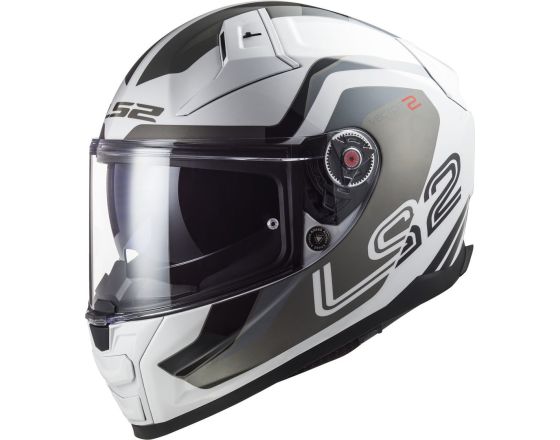 ΚΡΑΝΟΣ ΜΗΧΑΝΗΣ LS2 - Vector II FF811 Metric white/titanium/silver ΚΡΑΝΟΣ ΜΗΧΑΝΗΣ LS2 - Vector II FF811 Metric white/titanium/silver
