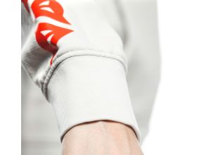 ΦΟΥΤΕΡ DAINESE - Hoodie Stripes Lady light grey/fluo red - 