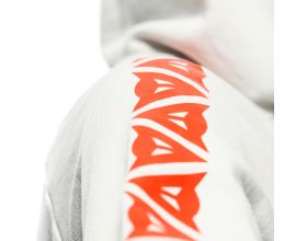 ΦΟΥΤΕΡ DAINESE - Hoodie Stripes Lady light grey/fluo red - 